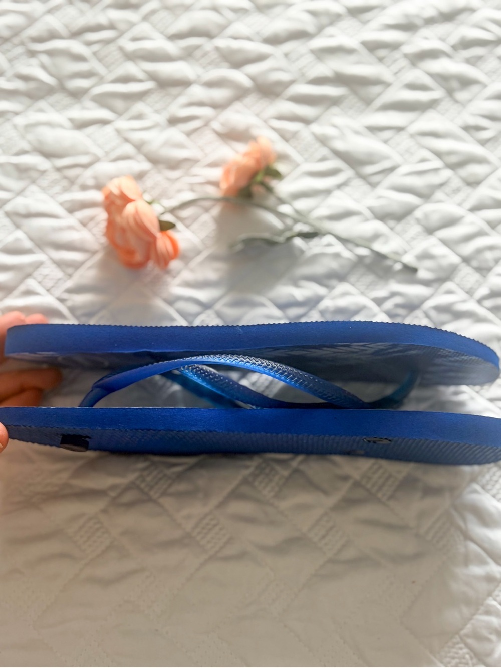 Havaianas Blue Tie Dye Flip Flops Sandals Size 9/10W Thong Sandals - Picture 6 of 6